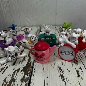 McDonald’s 101 Dalmatian Happy Meal Toy Bundle Lot of 10 Bus Umbrella Christmas
